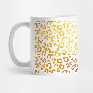 Golden leopard print Mug